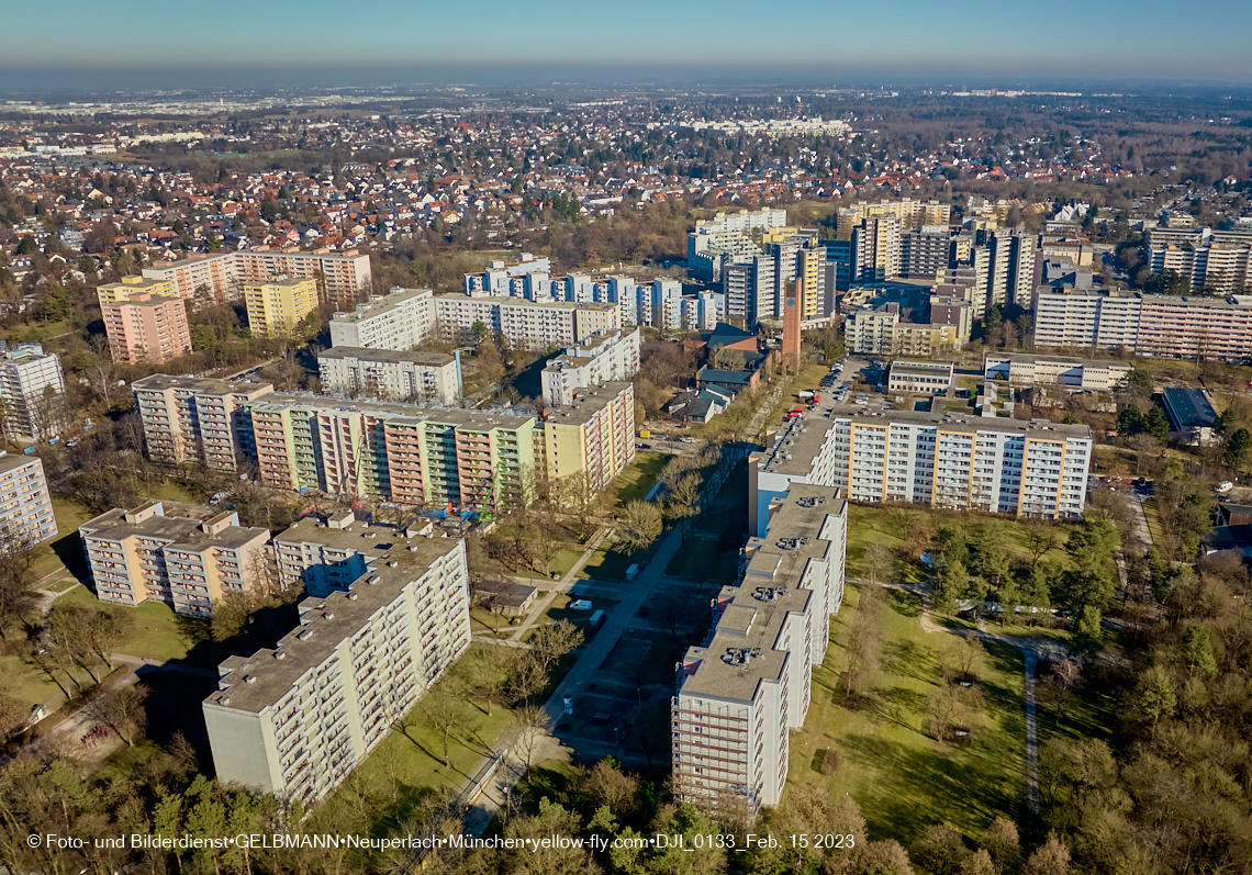 15.02.2023 - Sanierung an der Kurt-Eisner-Straße in Neuperlach